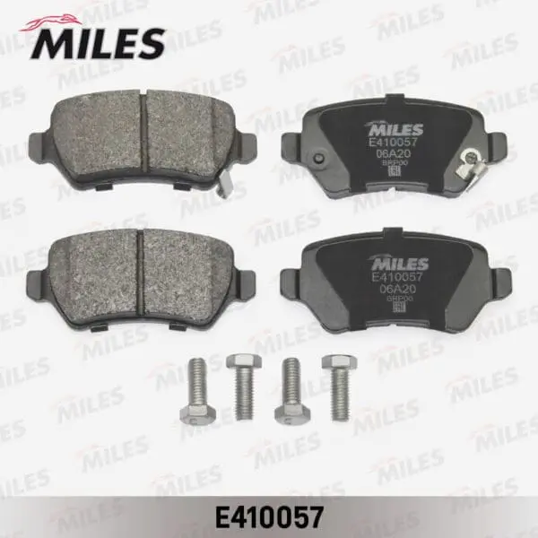 Колодки торм зад Miles E410057 (SP1536)OPEL ASTRA G/H/ZAFIRA A  LowMetallic
