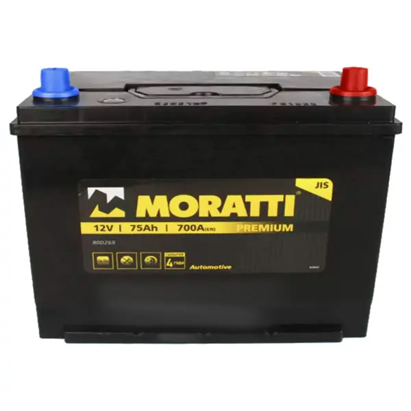 6СТ-75 * Moratti Asia обратная 700А 260x173x225 (D26L)