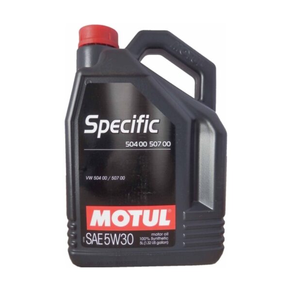 Моторное MOTUL SPECIFIC 504.00 507.00 5W30 5л Синтетика бензин/дизель C3 1