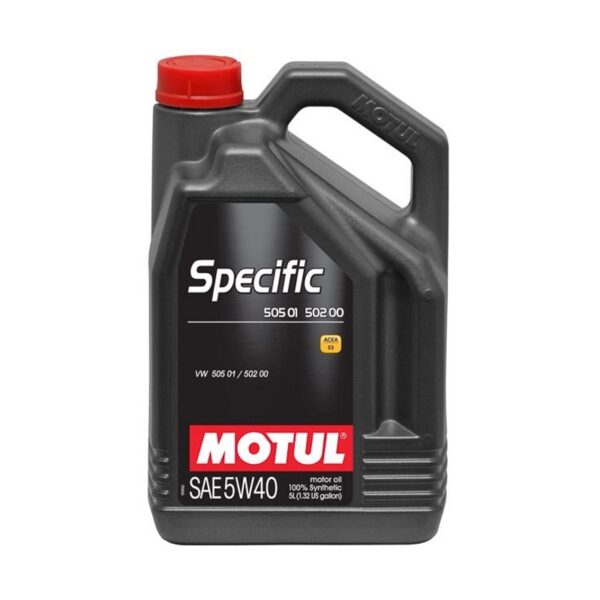 Моторное MOTUL SPECIFIC 505.01 5W40 5л Синтетика бензин C3 1