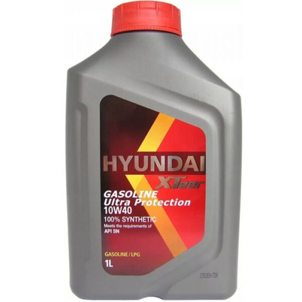 Моторное HYUNDAI XTeer Hyundai Xteer Gasoline 10W40 1л Синтетика бензин SN/CF 1