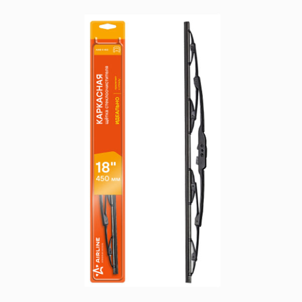 Щетка стеклоочистителя AIRLINE AWBK450 450мм каркасная