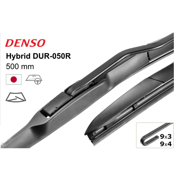 Щетка стеклоочистителя DENSO DUR050R 500 мм HIBRID