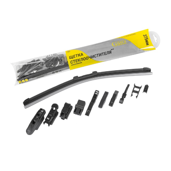 Щетка стеклоочистителя GANZ GIS01028 NEW 375мм бескаркасная