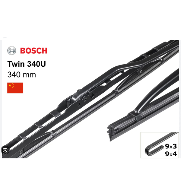 Щетка стеклоочистителя BOSCH Twin 340U 340 мм каркас. 3397004578 1 Щетка стеклоочистителя BOSCH Twin 340U 340 мм каркас. 3397004578