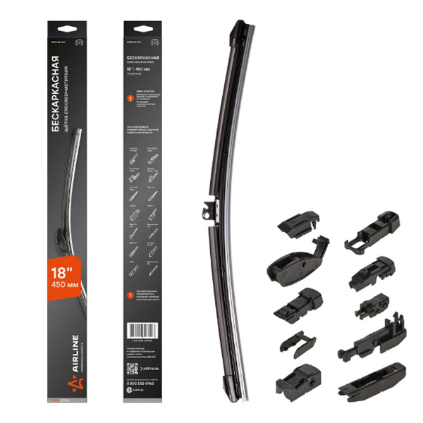 Щетка стеклоочистителя AIRLINE BK450A PRO 450мм