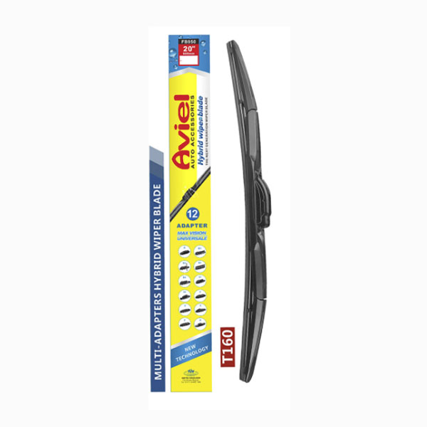 Щетка стеклоочистителя AVIEL гибридная (475мм) 12 адаптеров T16019