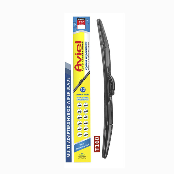 Щетка стеклоочистителя AVIEL гибридная (525мм) 12 адаптеров T16021