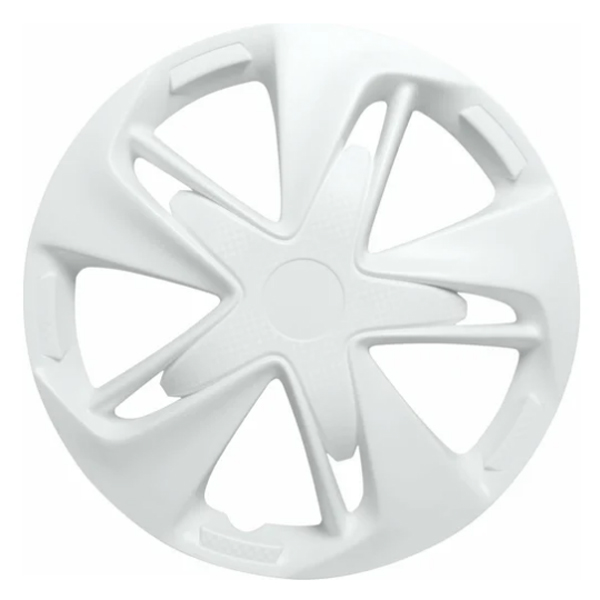 Колпак декоративный AIRLINE "Супер Астра", белый, карбон, компл.R-16