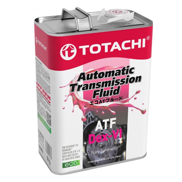 Трансмиссионное TOTACHI ATF DEX-6 4л Синтетика АКПП