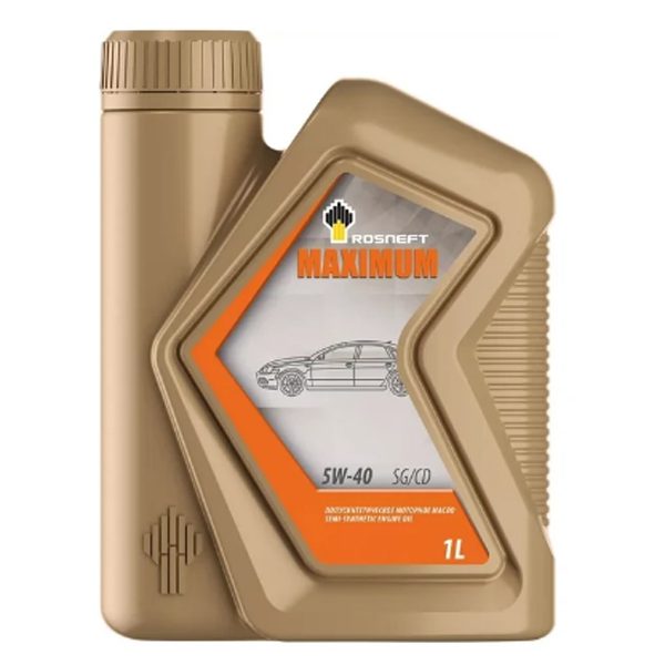 Моторное Rosneft  Maxima 5W40 1л Полусинтетика бензин/дизель SG/CD