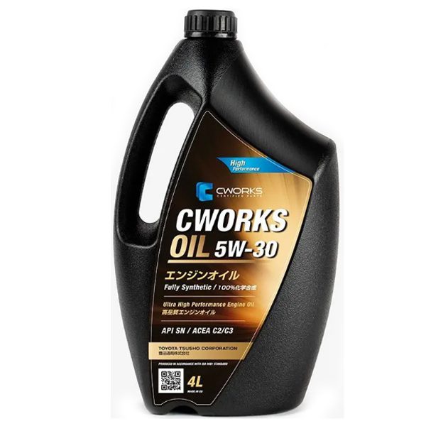 Моторное CWORKS OIL 5W30 4л Синтетика бензин/дизель SN C2/C3 ПРОМО 4+1л