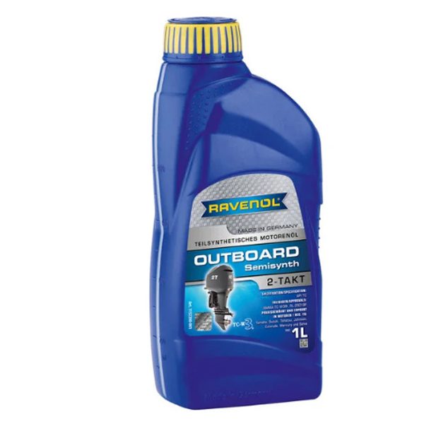 Моторное RAVENOL 2Т Outboard Teilsynth  1л Полусинтетика TB
