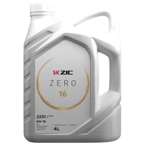 Моторное ZIC ZERO 16 0W16 4л Синтетика бензин/дизель SN+ GF-5