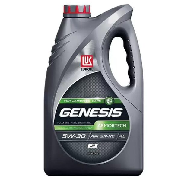 Моторное Лукойл GENESIS ARMORTECH JP 5W30 4л Синтетика бензин SN/RC
