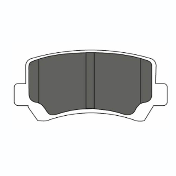 Колодки торм перед LYNXauto BD-8035 VW Polo