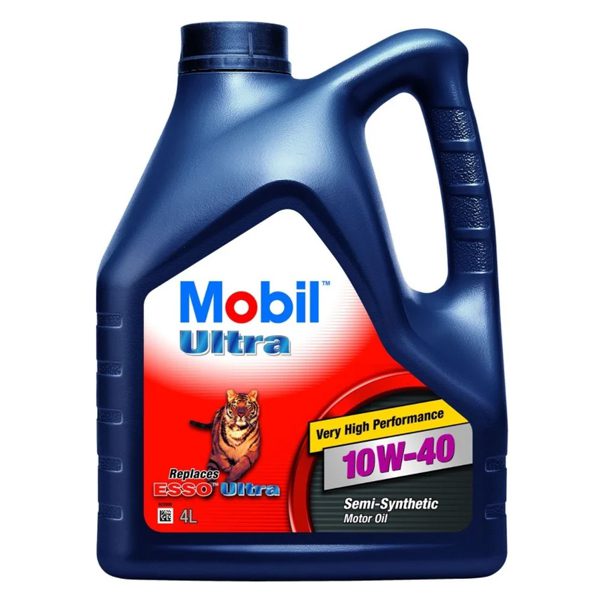 Моторное Mobil Ultra 10W40 4л Полусинтетика бензин/дизель SN/CF A3/B3