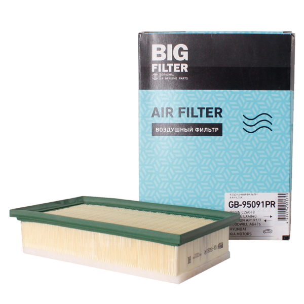 Фильтр воздушный BIG FILTER GB-95091PR  (AP197/7)