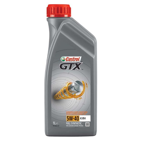 Моторное Castrol GTX 5W40 1л Синтетика бензин/дизель SM/CF A3/B4