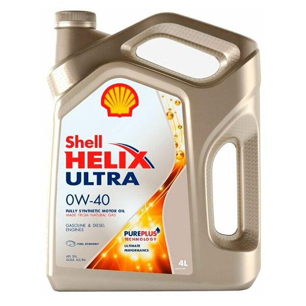 Моторное Shell Helix Ultra  0W40 4л Синтетика SP A3/B4