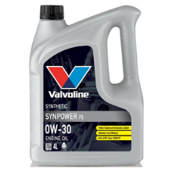 Моторное Valvoline SYNPOWER FE 0W30 4л Синтетика бензин/дизель SL/CF A5/B5