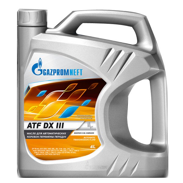 Трансмиссионное Gazpromneft ATF DX III 4л Полусинтетика 1 Трансмиссионное Gazpromneft ATF DX III 4л Полусинтетика