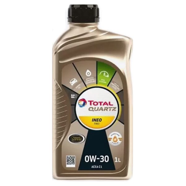 Моторное TOTAL QUARTZ INEO FIRST 0W30 1л Синтетика бензин С1