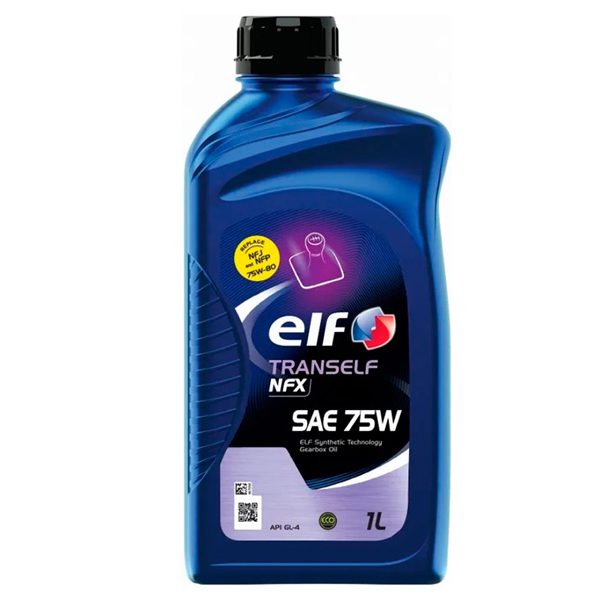 Трансмиссионное ELF TRANSELF NFX 75W 1л Синтетика GL-4+ 1 Трансмиссионное ELF TRANSELF NFX 75W 1л Синтетика GL-4+