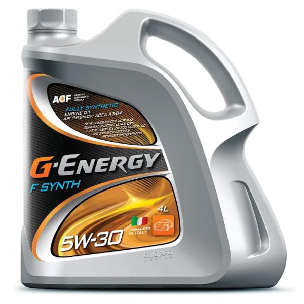 Моторное G-Energy F Synth 5W40 4л Синтетика бензин/дизель SM/CF A3/B4