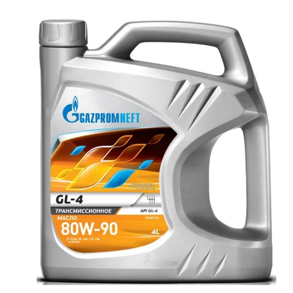 Трансмиссионное Gazpromneft 80W90 4л Минеральное GL-4