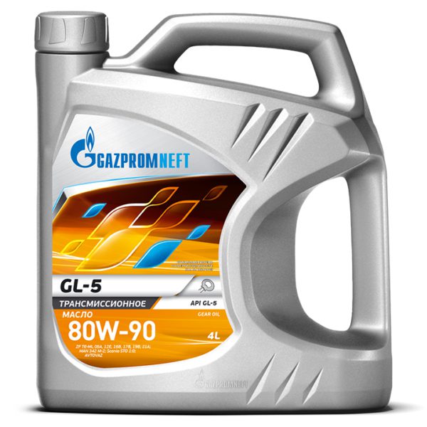 Трансмиссионное Gazpromneft 80W90 4л Минеральное GL-5