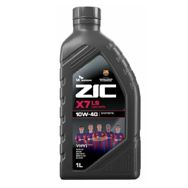 Моторное ZIC X7 LS 10W40 1л Синтетика бензин/дизель SN/CF C3