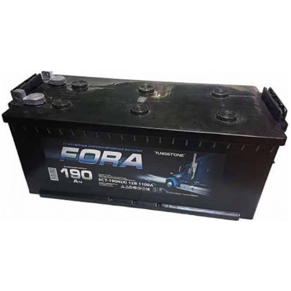 6СТ-190 * FORA прямая рос конус 1250А 513x223x215 Свинец (Рязань)