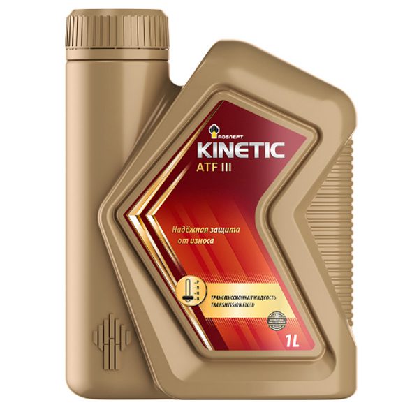 Трансмиссионное Rosneft ATF Dexron III Kinetic 4л Полусинтетика