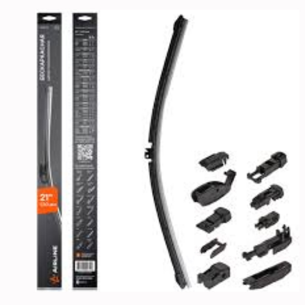 Щетка стеклоочистителя AIRLINE AWBBK530 бескаркас 530мм 21" 10 адаптеров PRO