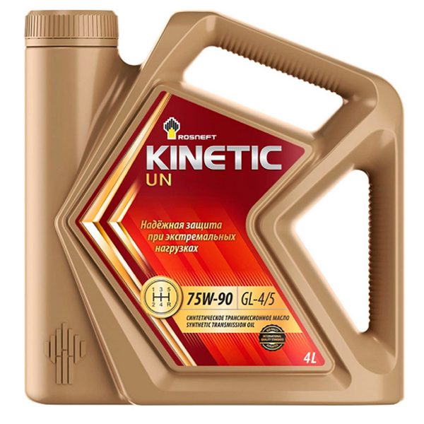Трансмиссионное Rosneft Kinetic Hypoid 75W90 4л Полусинтетика GL-5 1 Трансмиссионное Rosneft Kinetic Hypoid 75W90 4л Полусинтетика GL-5