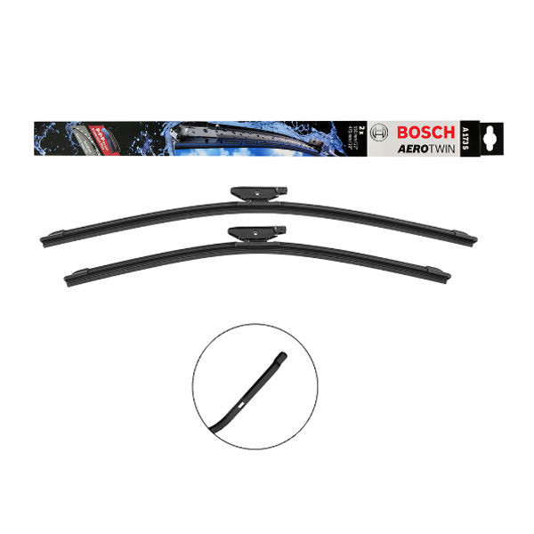 Щетка стеклоочистителя BOSCH AeroTwin A173S 550/475 мм бескар. 2шт 3397014173