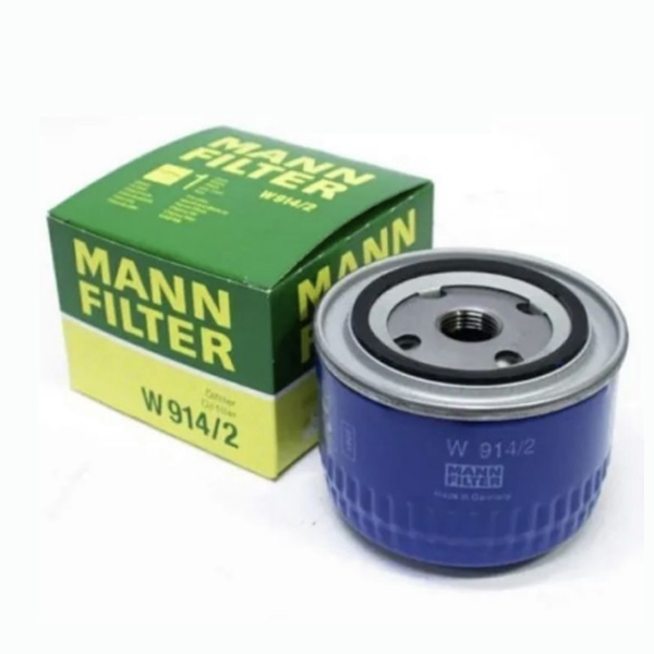 Фильтр масляный MANN W914/2 (низкий Lada)