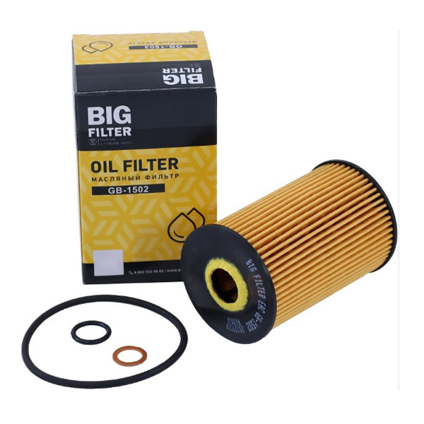 Фильтр масляный BIG Filter GB-1502 (OX1158D) SSANGYONG Actyon II/Korando C 2.0 G20 (2011-2021)
