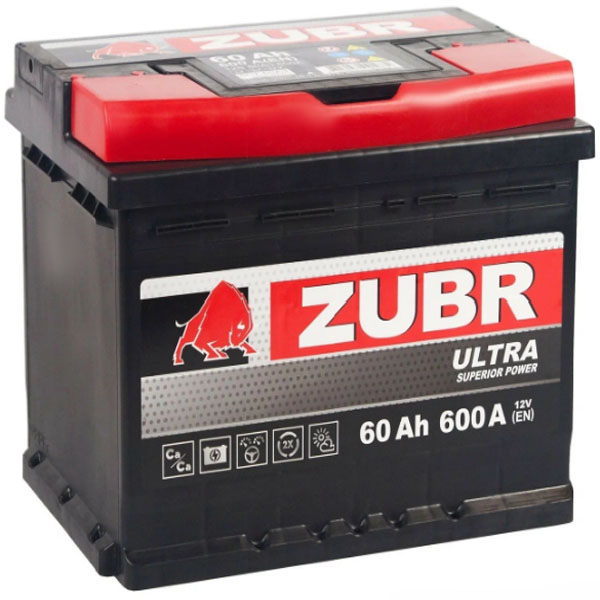 6СТ-60 * ZUBR ULTRA прямая 600А 242x175x190