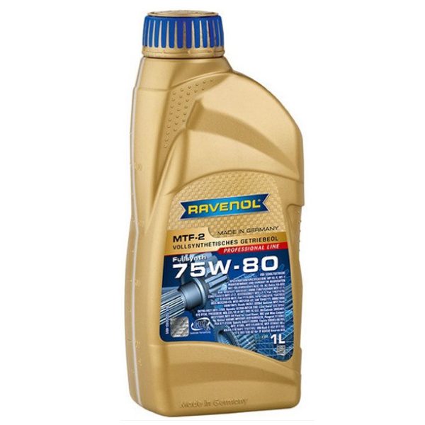 Трансмиссионное RAVENOL MTF-2 75W80 1L Синтетика МКПП