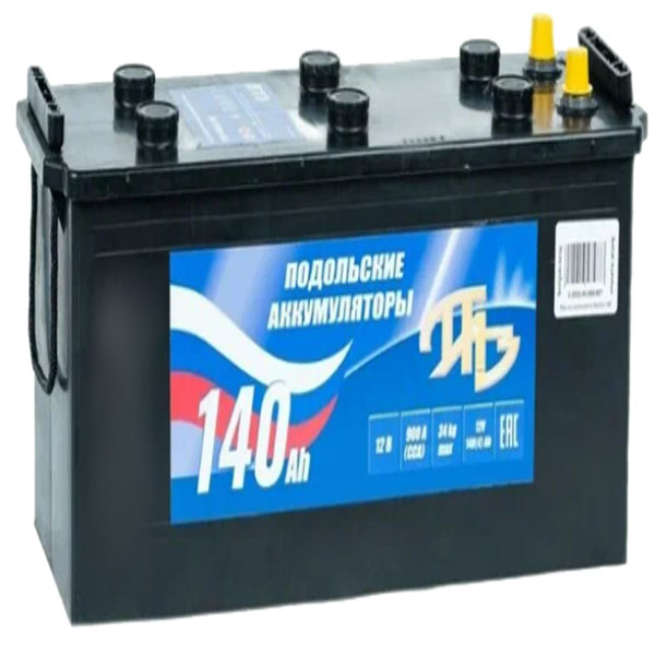 6СТ-140 * (Подольск) ПАЗ прямая 900А 513x189x223 (уценка)