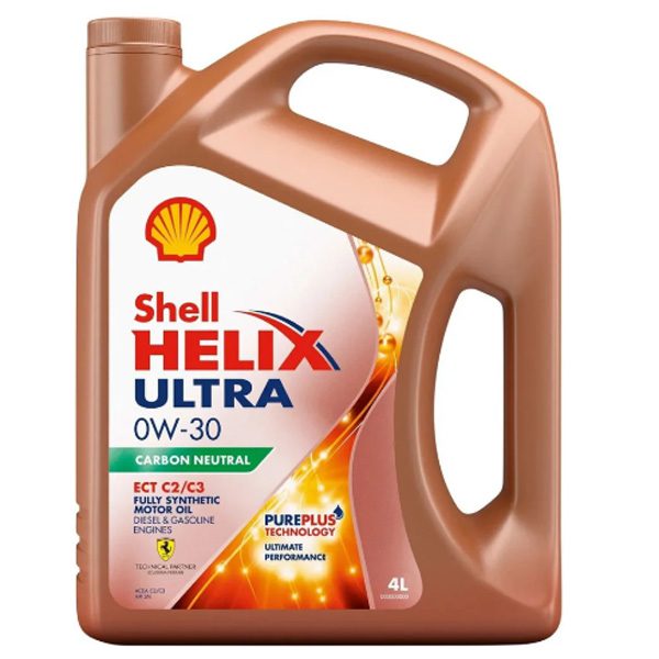 Моторное Shell Helix Ultra 0W30 4л синтетическое 550046685