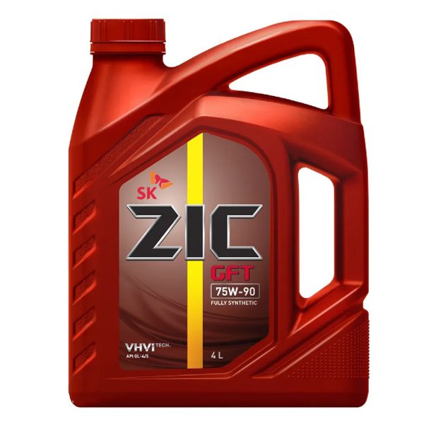 Трансмиссионное ZIC GFT 75W90 4л Синтетика Редуктор/МКПП GL-4/GL-5/MT-1