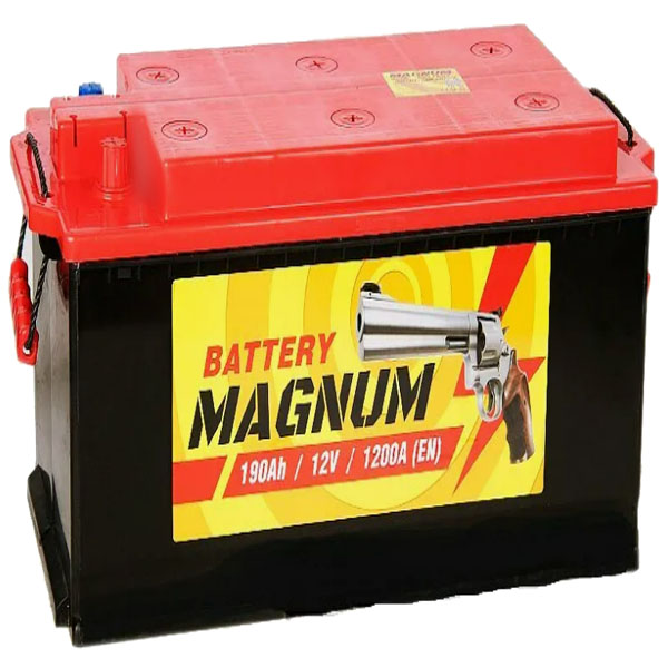 6СТ-190 * Magnum прямая болт 1200А 524x239x223 (Россия)