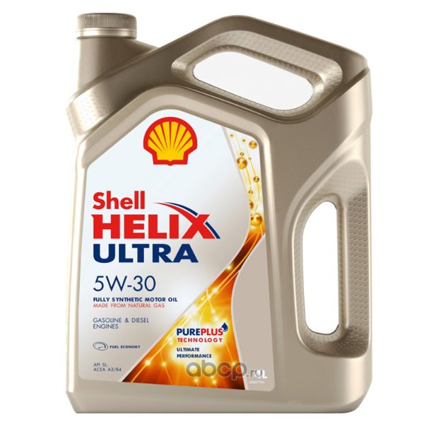 Моторное Shell Helix Ultra 5W30 4л Синтетика бензин/дизель SL A3/B4