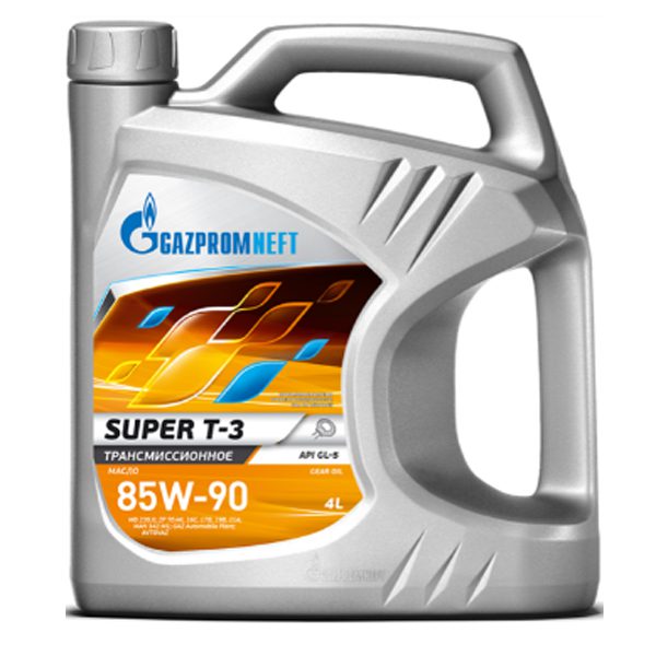 Трансмиссионное Gazpromneft Super T-3 85W90 4л Минеральное