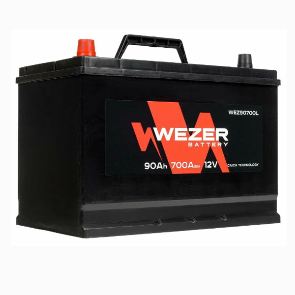 6СТ-90 * WEZER прямая Толстые 820А 305x175x228 АЗИЯ