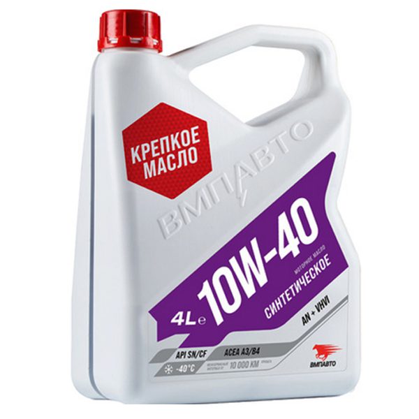 Масло моторное ВМПАВТО  3-SN  10W40 4л SN/CF A3/B4