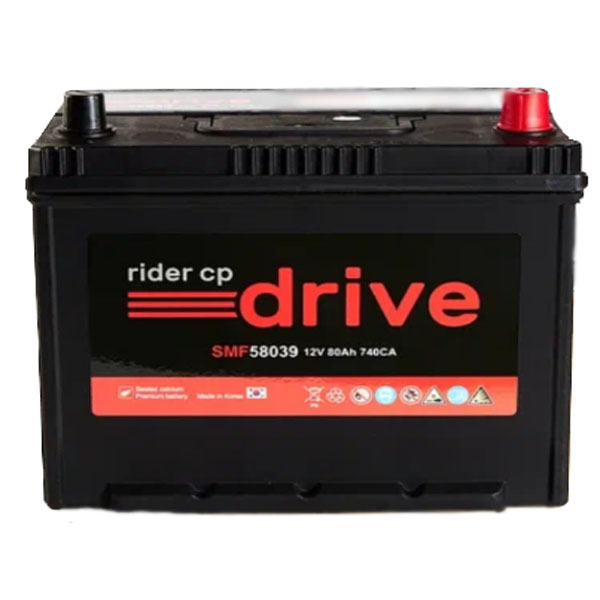 6СТ-80 * RIDER Asia обратная 740А 258x172x220 90D26L SMF58039